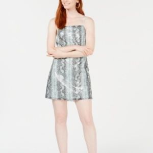 🔥TDC Python Print Sequin Slip Dress $79